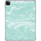 Mint Marbling iPad Pro 11in (2024) Clear Case