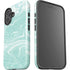 Mint Marbling iPhone 16 Impact Case