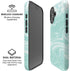Mint Marbling iPhone 16 Magsafe Impact Case