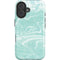 Mint Marbling iPhone 16 Plus Magsafe Impact Case