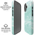 Mint Marbling iPhone 16 Plus Magsafe Impact Case