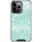 Mint Marbling iPhone 16 Pro Clear Case