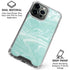 Mint Marbling iPhone 16 Pro Clear Case