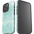 Mint Marbling iPhone 16 Pro Impact Case