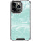 Mint Marbling iPhone 16 Pro Max Clear Case