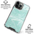 Mint Marbling iPhone 16 Pro Max Clear Case