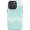 Mint Marbling iPhone 16 Pro Max Impact Case