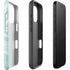 Mint Marbling iPhone 16 Pro Max Impact Case