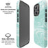 Mint Marbling iPhone 16 Pro Max Magsafe Impact Case