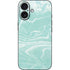 Mint Marbling iPhone 16 Skin