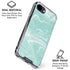 Mint Marbling iPhone 16e Clear Case