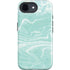 Mint Marbling iPhone 16e Impact Case