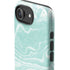 Mint Marbling iPhone 16e Impact Case