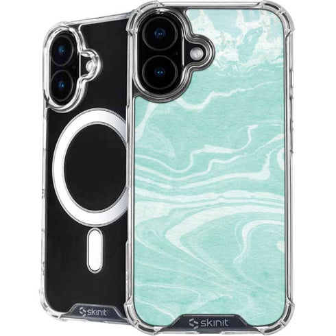 Mint Marbling iPhone 17 MagSafe Case