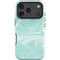 Mint Marbling iPhone 18 Pro Impact Case