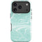 Mint Marbling iPhone 18 Pro Max Impact Case
