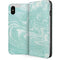 Mint Marbling iPhone 8 Folio Case