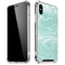 Mint Marbling iPhone X/XS Clear Case