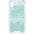 Mint Marbling iPhone XS Clear Case