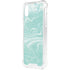 Mint Marbling iPhone XS Clear Case