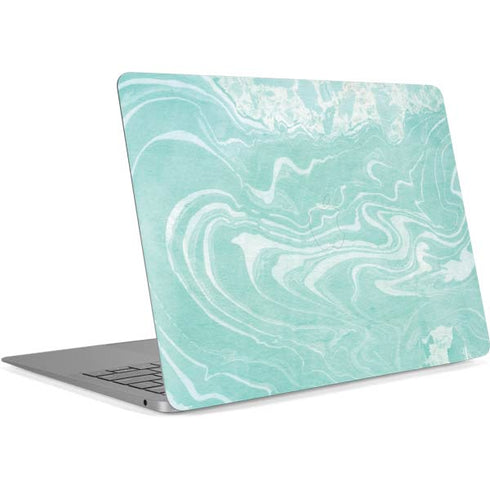 Mint Marbling Apple MacBook Air Skin