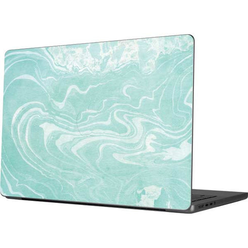 Mint Marbling Apple MacBook Pro 14-inch Skin