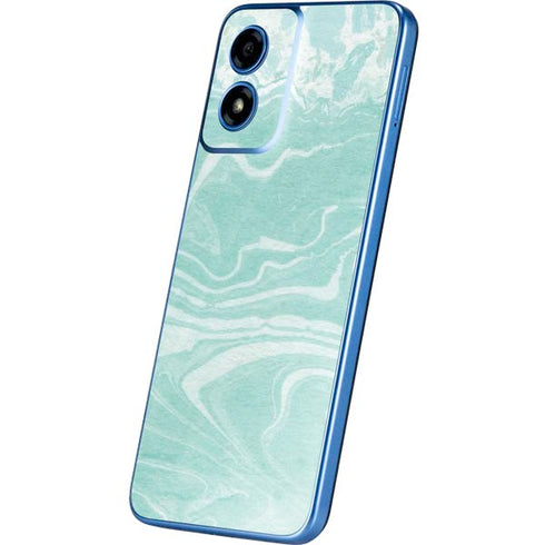 Mint Marbling Moto G Play 4G (2024) Skin