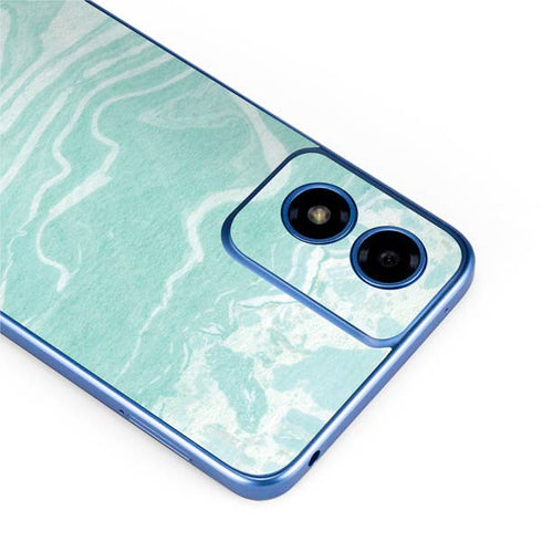 Mint Marbling Moto G Play 4G (2024) Skin