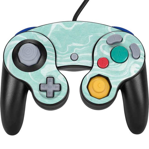 Mint Marbling Nintendo Skins