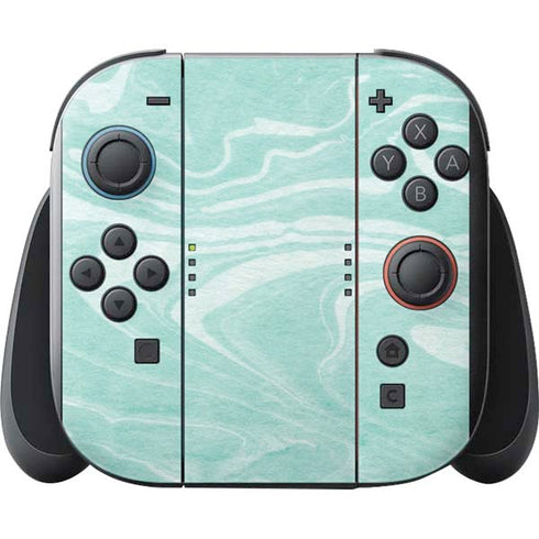 Mint Marbling Nintendo Switch 2 (2025) with Joy-Con Skin