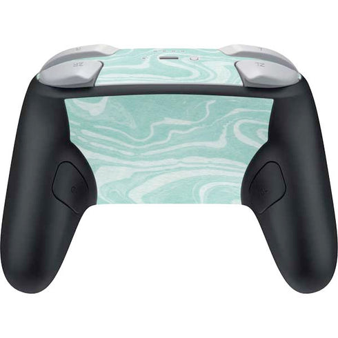 Mint Marbling Nintendo Switch 2 (2025) Pro Controller Skin