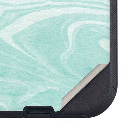 Mint Marbling Otterbox Defender iPhone Skin
