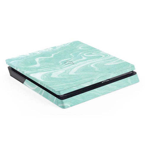 Mint Marbling PlayStation PS4 Skins