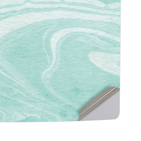 Mint Marbling PS5 Pro Disk Console Skin
