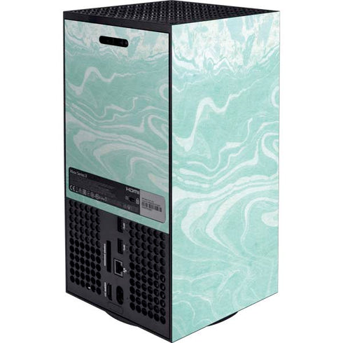 Mint Marbling Xbox Series X Bundle Skin