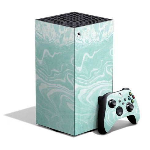 Mint Marbling XBox Series X Digital Edition Bundle Skin