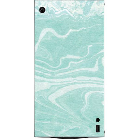 Mint Marbling XBox Series X Digital Edition Console Skin