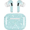 Mint Speckled AirPods Skins