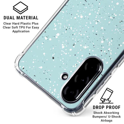Mint Speckled Galaxy A36 5G Clear Case