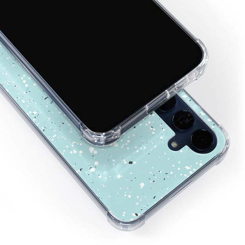 Mint Speckled Galaxy A55 5G Clear Case
