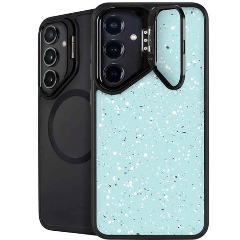 Mint Speckled Galaxy S24 FE Kickstand Case