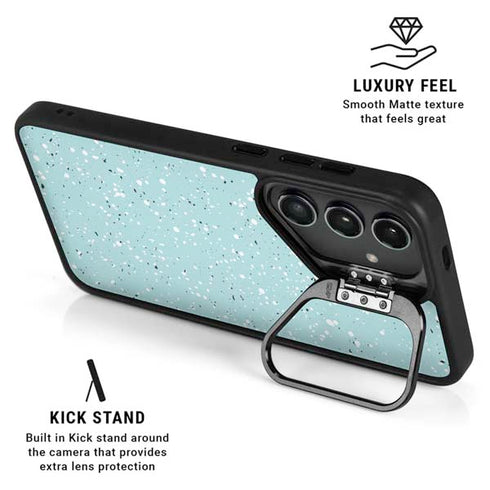 Mint Speckled Galaxy S24 Plus Kickstand Case