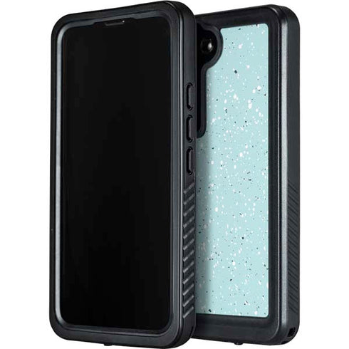 Mint Speckled Galaxy S24 Plus Waterproof Case