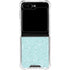 Mint Speckled Galaxy Z Flip6 Clear Case
