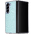 Mint Speckled Galaxy Z Fold5 5G Clear Case