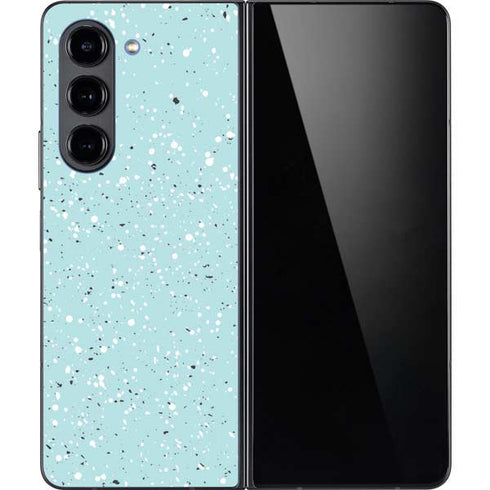 Mint Speckled Galaxy Z Fold5 5G Skin