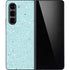 Mint Speckled Galaxy Z Fold5 5G Skin