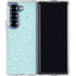 Mint Speckled Galaxy Z Fold7 Clear Case