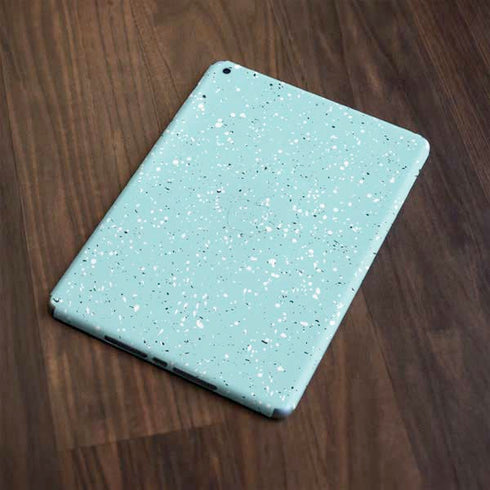 Mint Speckled Apple iPad Skin