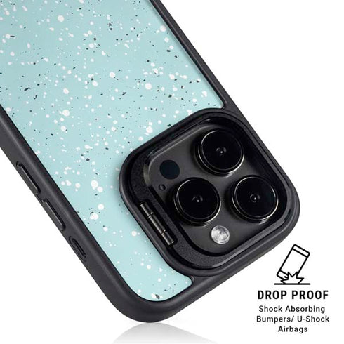 Mint Speckled iPhone 14 Pro Max Kickstand Case